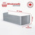 60″ W × 30″ P × 12″ H Galvanized Steel Window Well