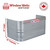 60″ W × 30″ P × 30″ H Galvanized Steel Window Well