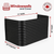 72″ W × 30″ P × 30″ H Powder Coated Window Well — Gloss Black