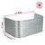 74″ W × 22″ P × 30″ H Galvanized Steel Window Well
