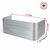 74″ W × 30″ P × 22″ H Galvanized Steel Window Well