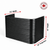 74″ W × 30″ P × 42″ H Powder Coated Window Well — Gloss Black