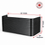 80″ W × 30″ P × 30″ H Powder Coated Window Well — Gloss Black