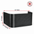 80″ W × 30″ P × 36″ H Powder Coated Window Well — Gloss Black