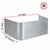 82″ W × 36″ P × 30″ H Galvanized Steel Window Well