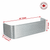88″ W × 12″ P × 22″ H Galvanized Steel Window Well