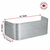 92″ W × 22″ P × 30″ H Galvanized Steel Window Well