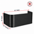 96″ W × 30″ P × 36″ H Powder Coated Window Well — Gloss Black