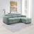 Light Green Chenille Sofa