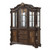 Traditional Hutch & Buffet Dark Brown Finish