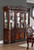 Traditional Hutch & Buffet Brown Cherry Finish