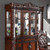 Traditional Hutch & Buffet Brown Cherry Finish
