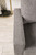 Modern Charcoal Gray Boucle Fabric Arm Accent Chair