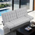 Contemporary Style Light Gray Finish