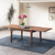 7 PIECE DINING TABLE SET WALNUT FINISH