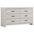 4 PIECE COASTAL WHITE  BEDROOM SET