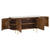 4-door Marble Top Sideboard Buffet Cabinet Natural Gabeta Console Table