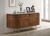 4-door Marble Top Sideboard Buffet Cabinet Natural Gabeta Console Table