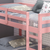 TWIN BUNK BED FRAME PINK FINISH