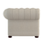 COUCH CHESTERFIELD VINTAGE STYLE SOFA BEIGE FABRIC