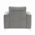 GRAY VELVET ARM ACCENT CHAIR