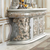 SERVER SIDEBOARD CONSOLE HALL TABLE CABINET CHAMPAGNE FINISH VINTAGE LUXURY