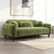 Mid-Century Modern Olive Green Sofa Couch