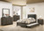 Gray Charcoal Full Size Bed Frame Trundle 4 piece Set