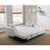 White Sectional Sofa Futon Bed Chaise
