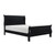 Black Full Sleigh Bed – Traditional Wood Frame