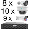 Alibi ALI-EST243997 – 32CH 16 POE NVR Kit with 9 IP Bullet, 10 IP Dome, 8 Fixed IP Bullet Cameras, 8-Port PoE Switch & 2 x 10TB Storage, NDAA Compliant, Active Deterrence