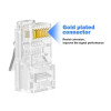 CC5900-CAT6 || Accessory, RJ45 Pin Connector for CAT6 (100PC)