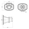 Alibi ALI-IPSKR30-HA 30W IP Horn Speaker with Mic