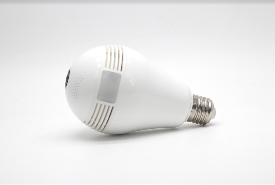 SP-B11H-32 3MP Wi-Fi Globe Panoramic Fish Eye LED Bulb Camera SP