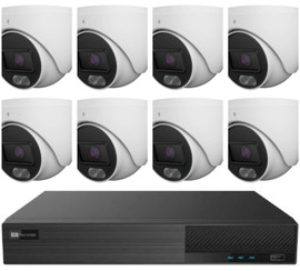 TVT Titanium KITN168 16Ch 8MP HD NVR with 8 x 4MP IR IP turret Cameras / NDAA Compliance TVT Titanium KITN168 16Ch 8MP HD NVR with 8 x 4MP IR IP turret Cameras / NDAA Compliance