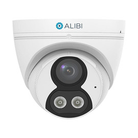 Alibi Vigilant ALI-FT41-LUA-D 4MP 98 Feet Dual Light IR Starlight IllumiNite IP Turret Camera w/ Built-in Mic, Speaker & NDAA compliant Alibi Vigilant ALI-FT41-LUA-D 4MP 98 Feet Dual Light IR Starlight IllumiNite IP Turret Camera w/ Built-in Mic, Speaker & NDAA compliant