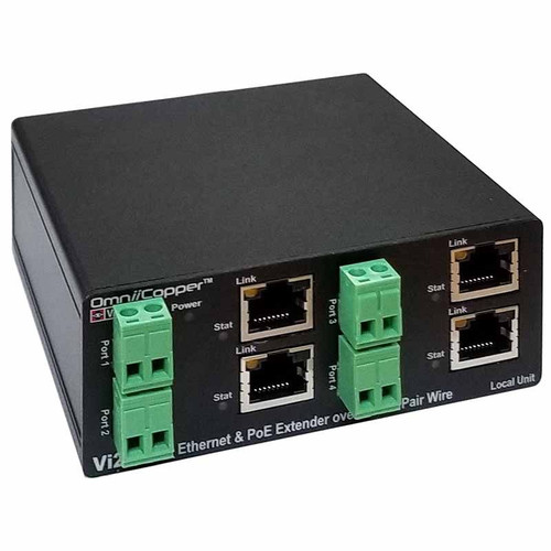 VI27004 4-1-Port, Single pair Ethernet and PoE Receiver