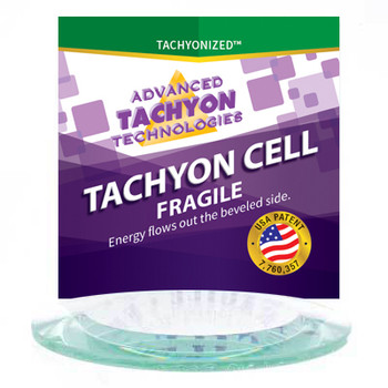 Tachyonized 75mm Clear Beveled Cell - Great for Water Charging Tachyonized 75mm Clear Beveled Cell - Great for Water Charging