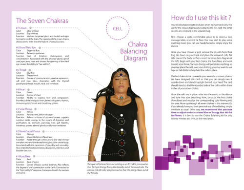 Tachyonized Chakra Balancing Kit - 24mm - Encourages a Deeper Meditation Tachyonized Chakra Balancing Kit - 24mm - Encourages a Deeper Meditation