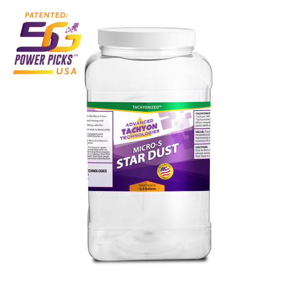 Tachyon 5G Product - Micro-S Star Dust  - negates the disruptors of the 5G field technologies.
Creating a Sacred and 5G and EMF Free Energy Space. Protect your family from harmful electromagnetic (EMF) radiation, cell phone pollution, and dissonant energy patterns. Tachyon 5G Product - Micro-S Star Dust  - negates the disruptors of the 5G field technologies.
Creating a Sacred and 5G and EMF Free Energy Space. Protect your family from harmful electromagnetic (EMF) radiation, cell phone pollution, and dissonant energy patterns.