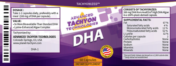 Tachyonized High DHA Algae – Complete Omega-3 Support