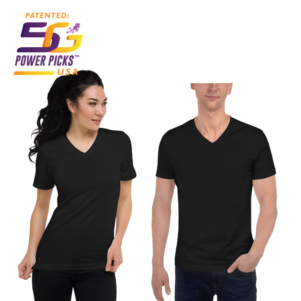 5G Tachyon Unisex Jersey T-Shirt - V-Neck