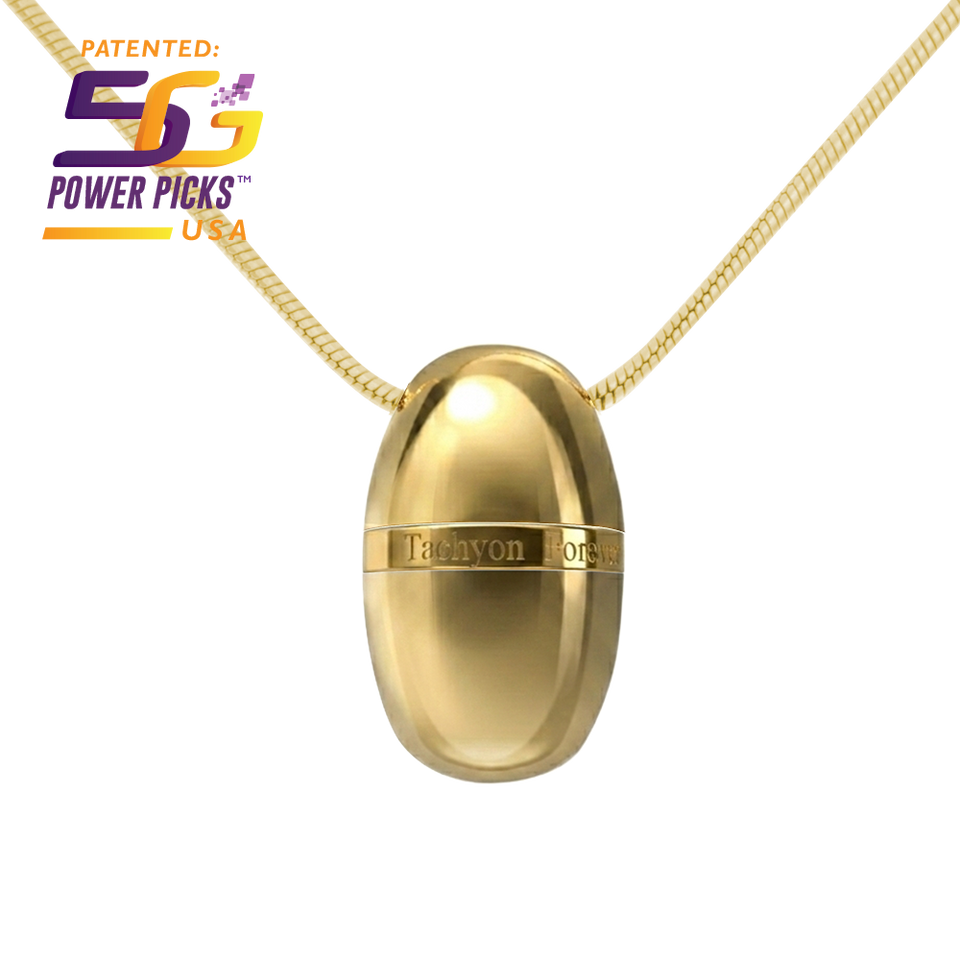 5G Orb Pendant - Gold Color - Protection & Energy Boost