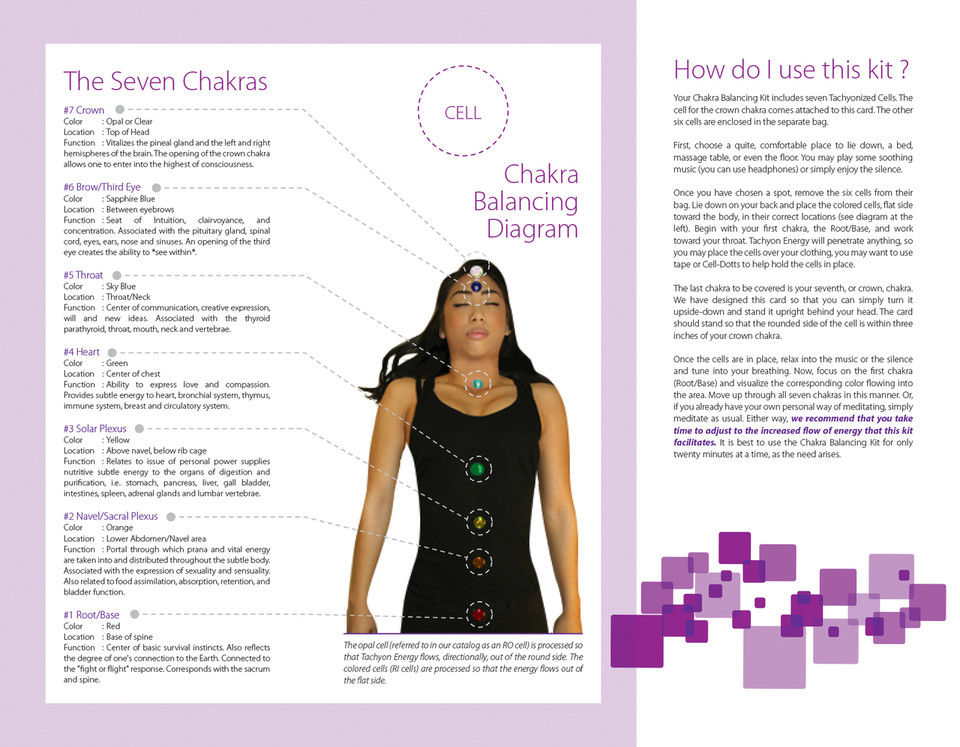 Tachyonized Chakra Balancing Kit - 15mm