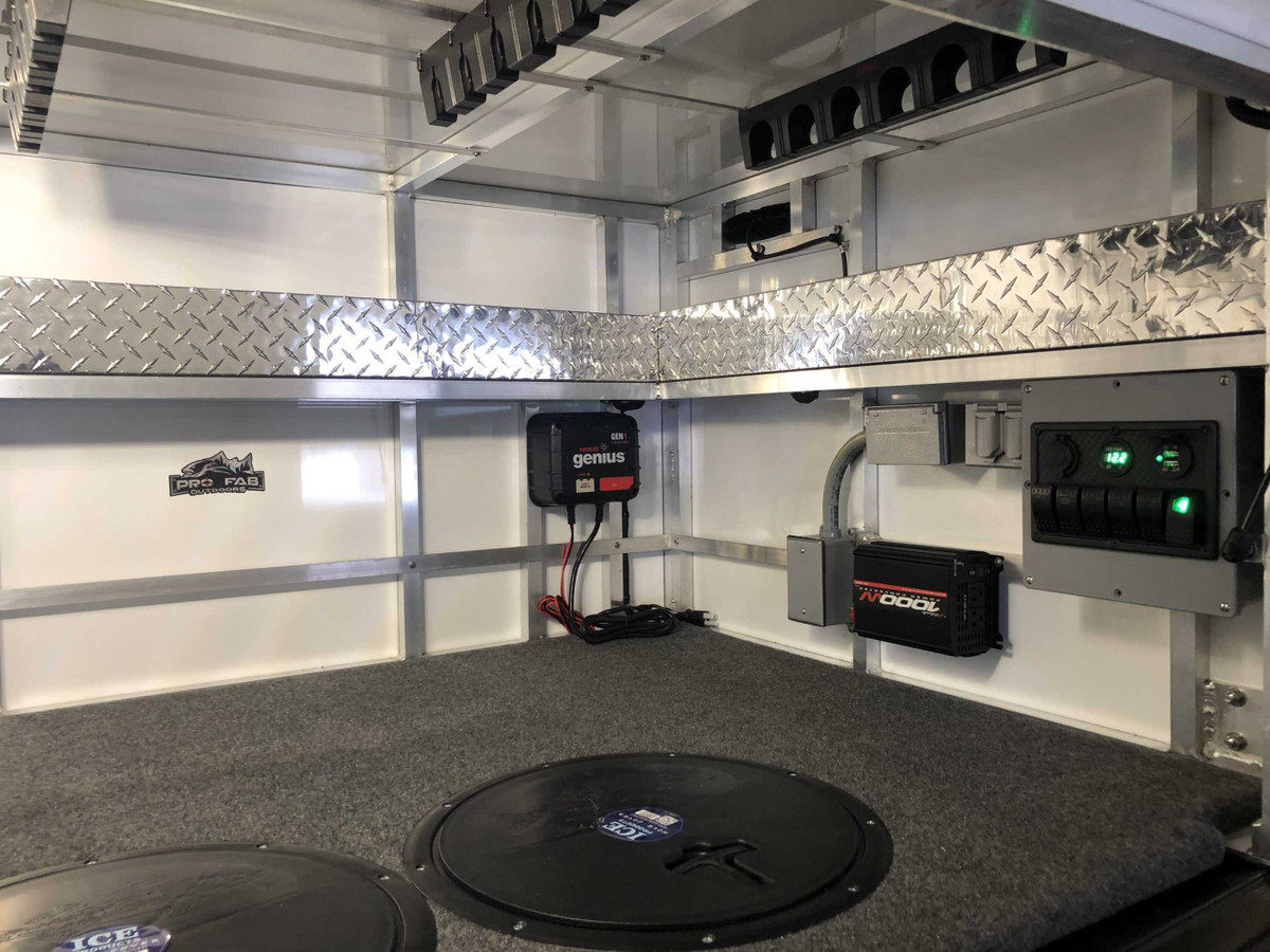 Single Bank Genius Charging System With Brackets Pro Fab Outdoors