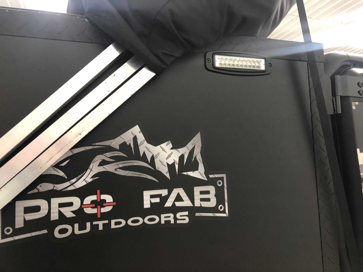 Two Side Mounted Off Road Led Lights With Switch Box (One Light on Each Side) Pro Fab Outdoors