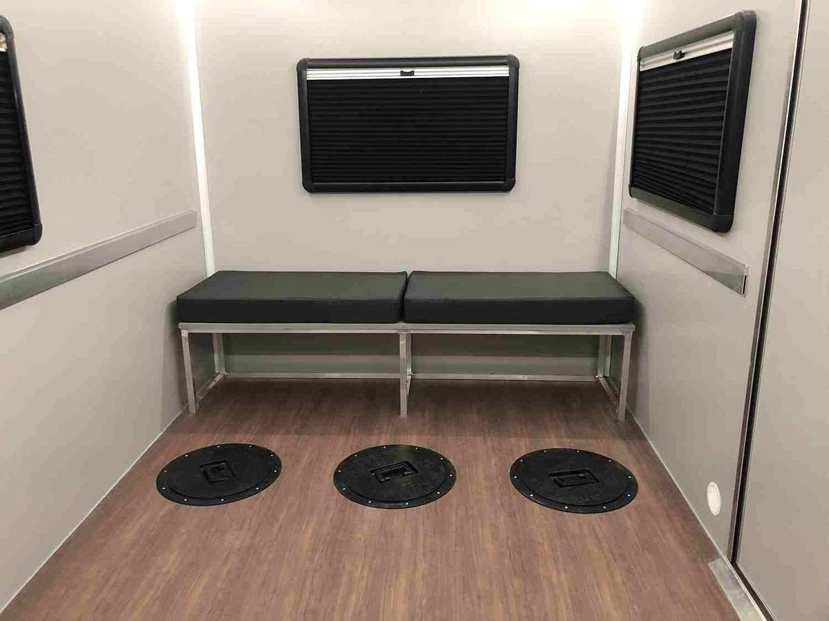 Aluminum Benches with Cushions Pro Fab Outdoors