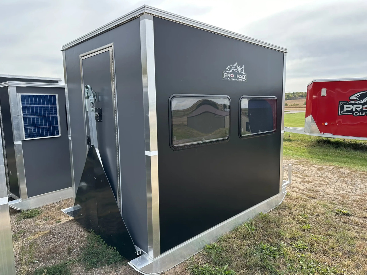 6.6' Wide x 8' long TWO Doors and Two Windows