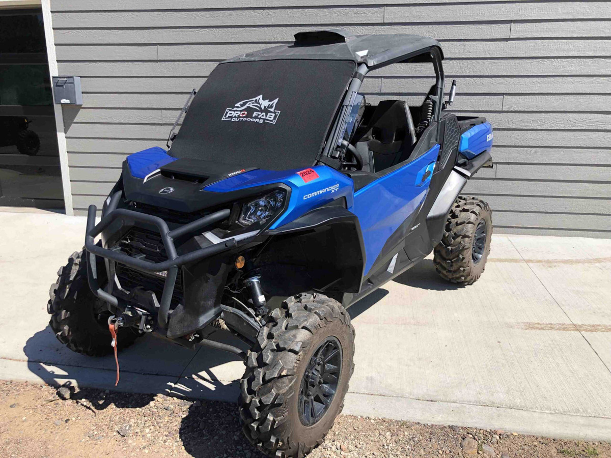 Padded Windshield Cover for Can-Am Commander Gen 2 Pro Fab Outdoors