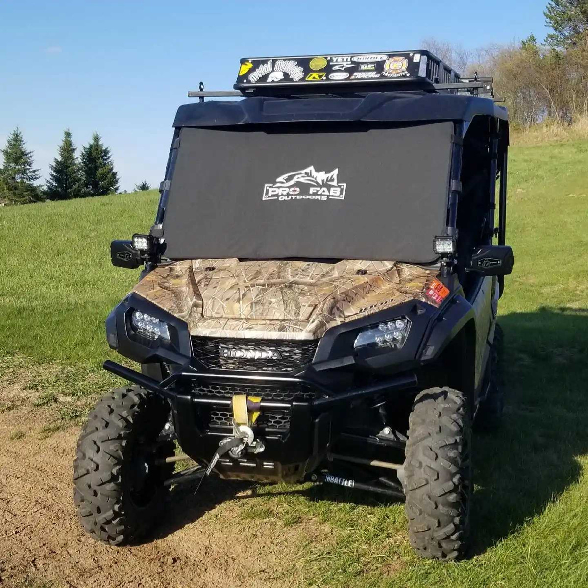 Padded Windshield Cover for Honda Pioneer Pro Fab Outdoors